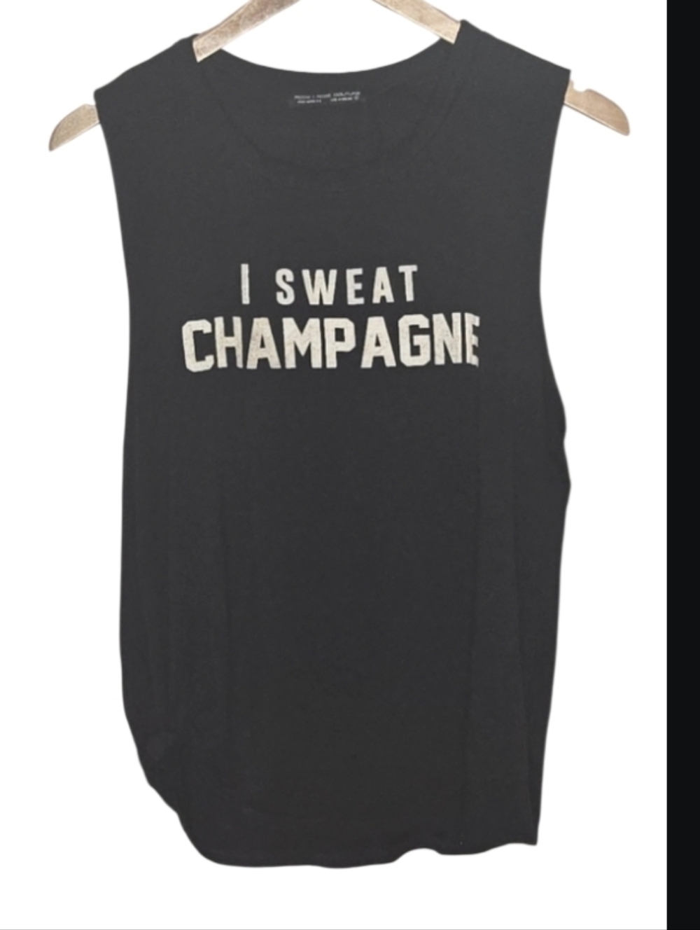 I Sweat Champagne Muscle Tee